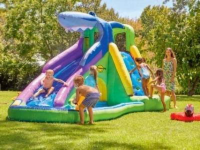 Lidl  PLAY < SPLASH XXL BOUNCY CASTLE WITH WATER SLIDE