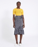 Dunnes Stores  Savida Skirt With Daisy Flower Print
