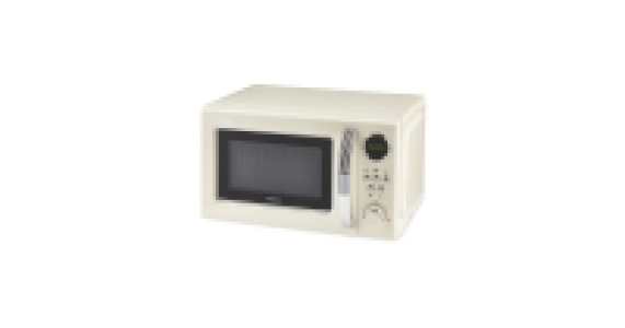 Cream Retro Microwave Oven