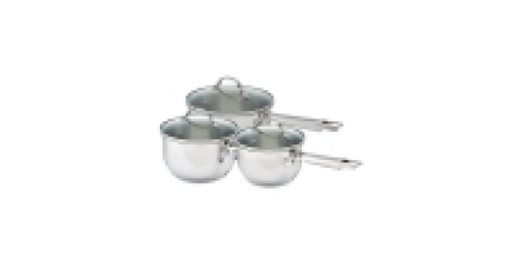 Aldi  3 Pack Saucepan Set