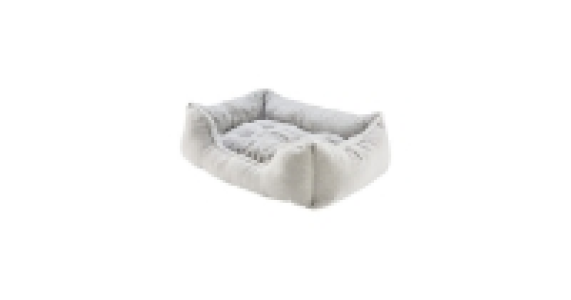 Extra Large Grey Plush Pet Bed
