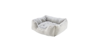 Aldi  Large Grey Plush Pet Bed