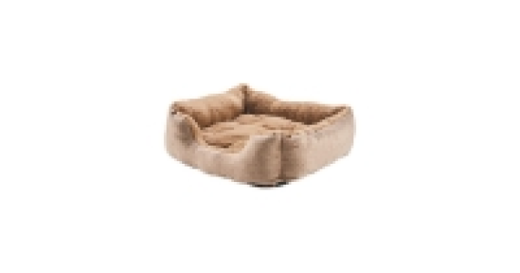 Large Tan Plush Pet Bed