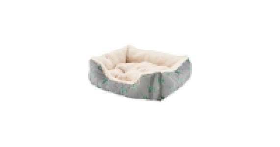 Medium Teal Plush Pet Bed