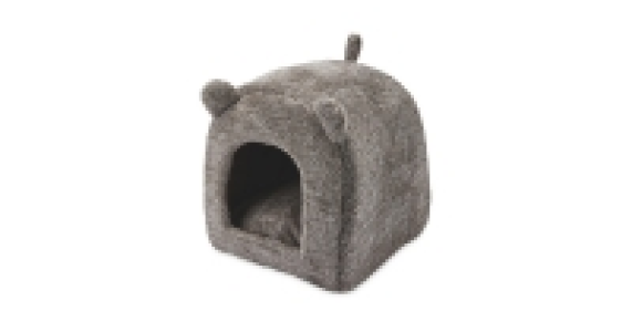 Brown Cat Bed With Ears