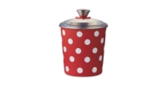 Red Spots Pet Treat Tin