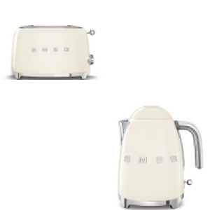 Smeg Cream Kettle & Toaster Bundle 250.00 €
