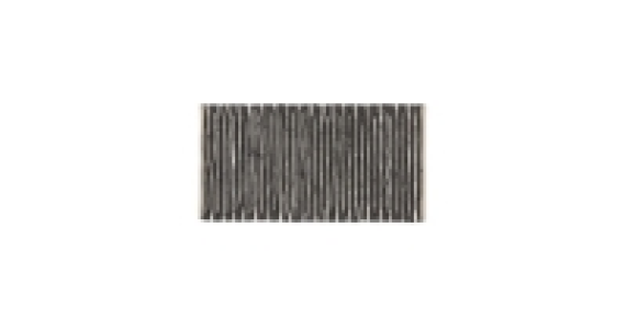 Aldi  Black/White Striped Chindi Rug