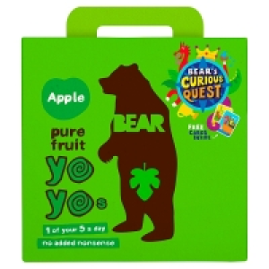 BEAR Apple Pure Fruit Yoyos 10 Fruit Rolls 5 Packs