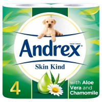 SuperValu  Andrex Aloe Vera Toilet Tissue 4Roll