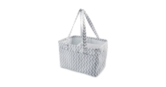 Aldi  Grey Chevron Nappy Caddy