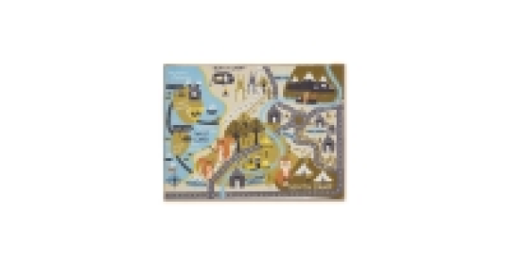 Road Map Kids Play Rug