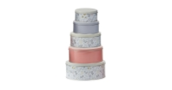 Floral Nested Storage Tins