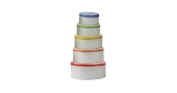 Block Colour Nested Storage Tins