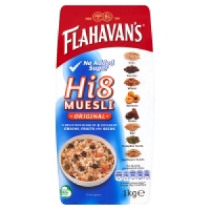 SuperValu  Flahavans Hi 8 Muesli No Added Sugar