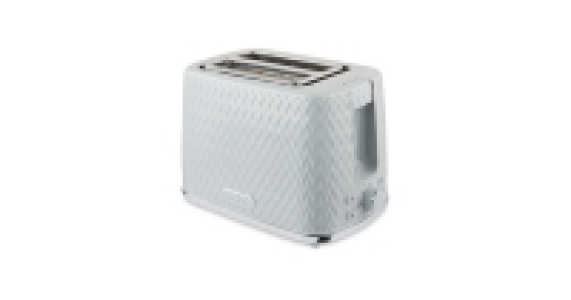 Grey Textured 2 Slice Toaster