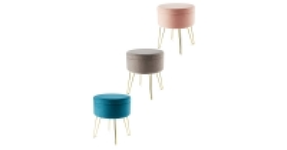 Aldi  Kirkton House Velvet Stool