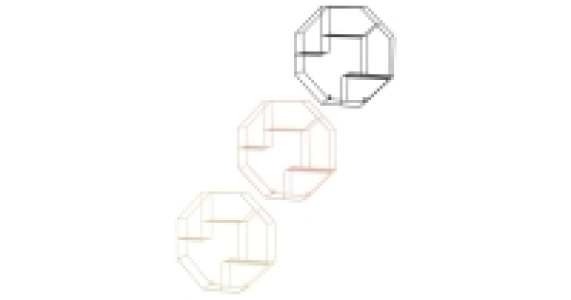 Kirkton House Hexagon Wire Shelf