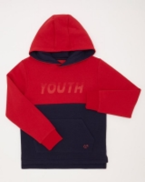 Dunnes Stores  Boys Sportif Over-The-Head Fleece Hoodie (4-14 years)