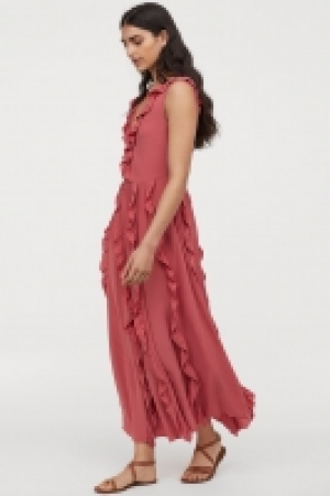  V-neck flounced dress 22.00 €