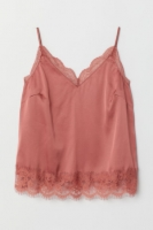  Satin strappy top with lace 10.00 €