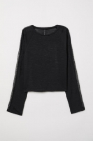  Fine-knit jumper with lace 13.00 €