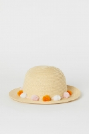  Straw hat with pompoms 6.00 €