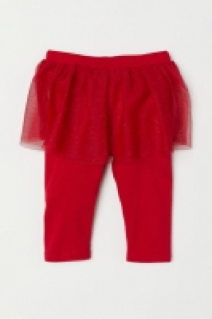 HM   Leggings with a tulle skirt