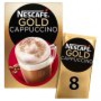 Tesco  Nescafe Gold Cappuccino 8 Sachets 136