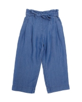 Dunnes Stores  Girls Tencel Crop Leg Trousers (5-14 years)