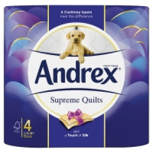Andrex Quilts Toilet Tissue 4Roll