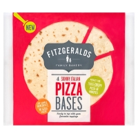 SuperValu  Fitzgeralds 4 Pizza Bases
