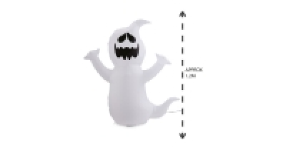 Aldi  Halloween 1.2m Inflatable Ghost