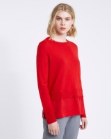 Dunnes Stores  Carolyn Donnelly The Edit Merino Sweater With Cupro Hem