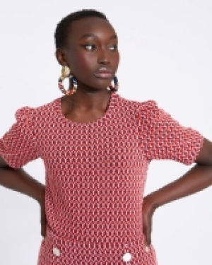 Savida Jacquard Zig Zag Top