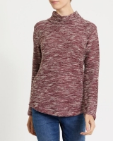 Dunnes Stores  Funnel Neck Textured Fabric Top