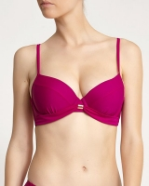 Magenta Balcony Bikini Top