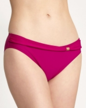 Magenta Hi Leg Bikini Briefs