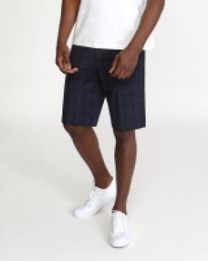 Regular Fit Check Stretch Shorts