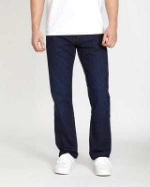 Straight Fit Stretch Denim Jeans