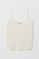HM   Jersey strappy top with lace