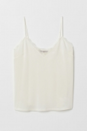 HM   Jersey strappy top with lace