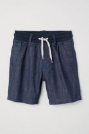 HM   Denim pull-on shorts