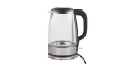 Aldi  Silver Glass Kettle