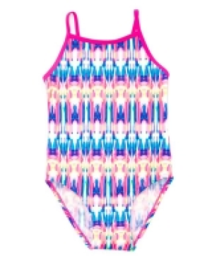 Dunnes Stores  Girls Print Swimsuit (3-14 years)