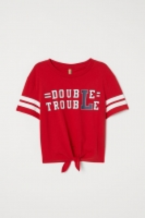 Tie-hem T-shirt 5.00 €