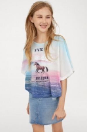  Printed poncho top 9.00 €