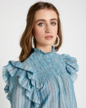 Savida Lurex Check Top