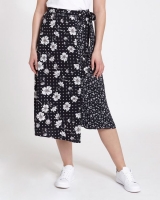 Dunnes Stores  Mixed Floral Print Midi Skirt