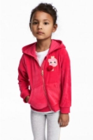  Hooded velour jacket 10.00 €